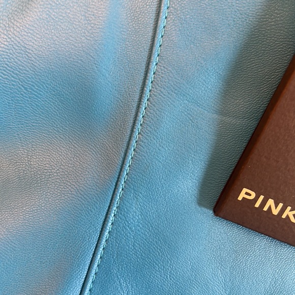 PINKO Leather-Look Sheath Dress - Picture 6 of 6